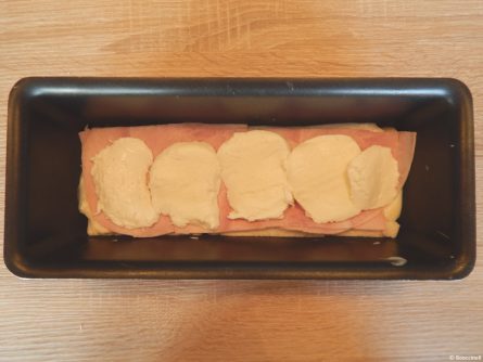 Croque Cake jambon et mozzarella